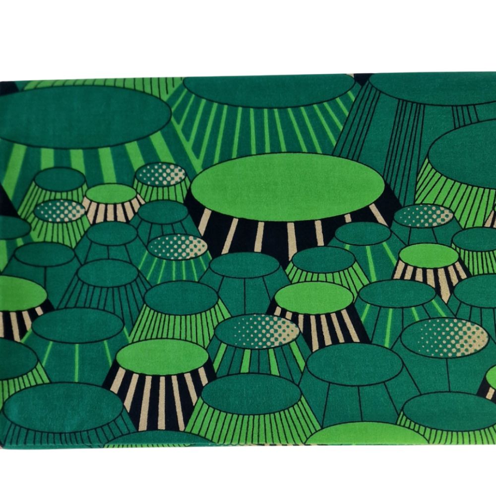 SATIN COTTON FABRIC BLK. GREEN