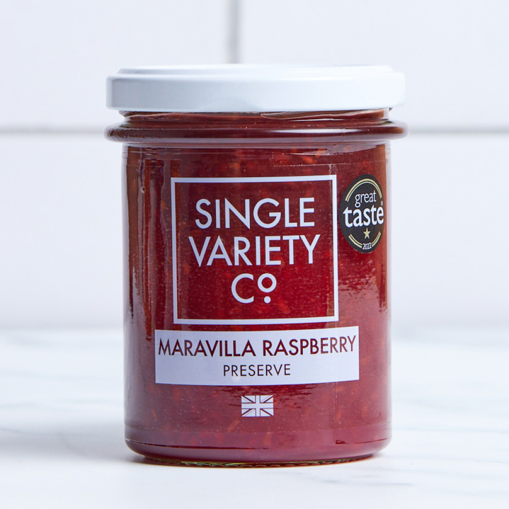 MARAVILLA RASPBERRY PRESERVE 225G