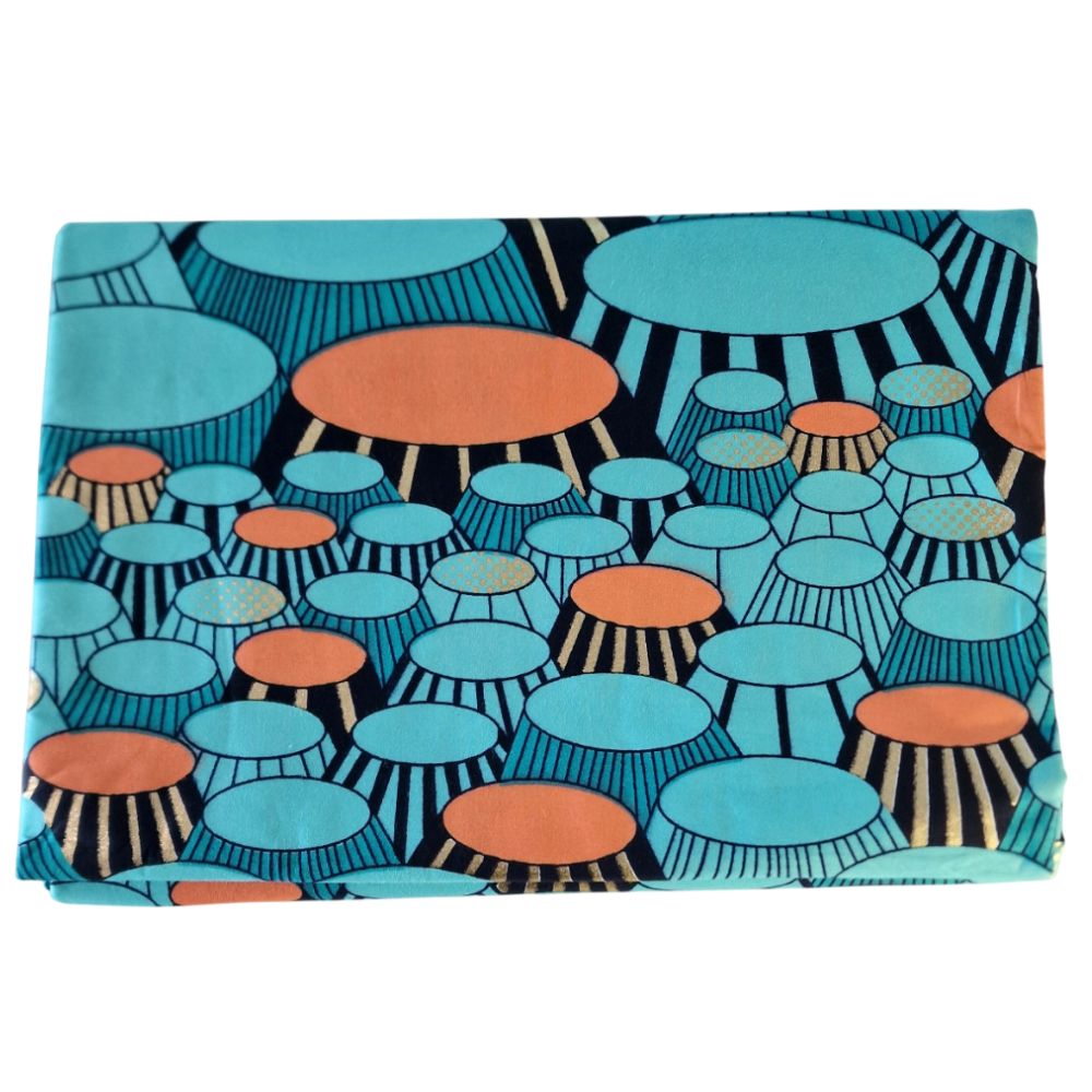 SATIN COTTON FABRIC B. ORANGE