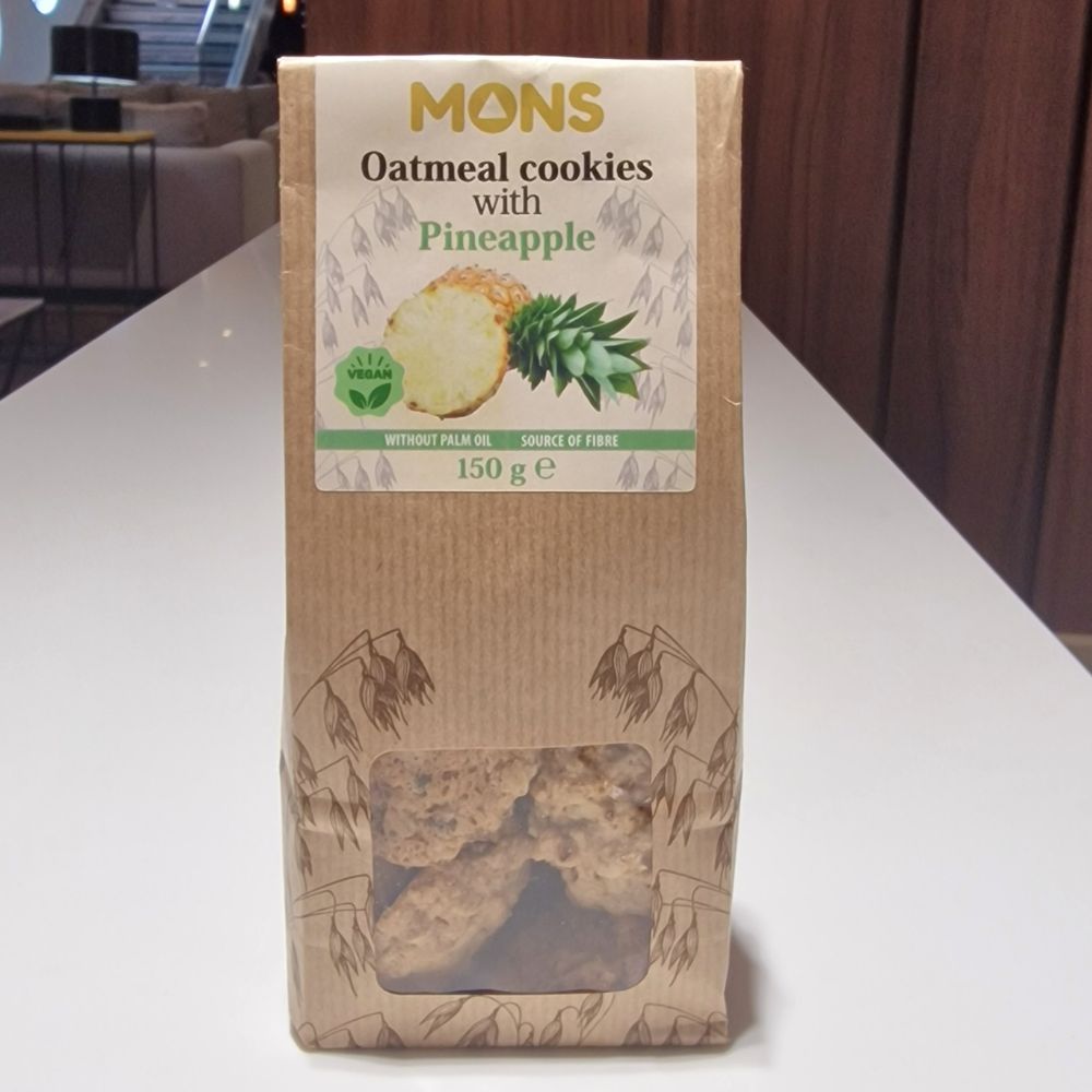 OAT COOKIES W/PINEAPPLE 150G