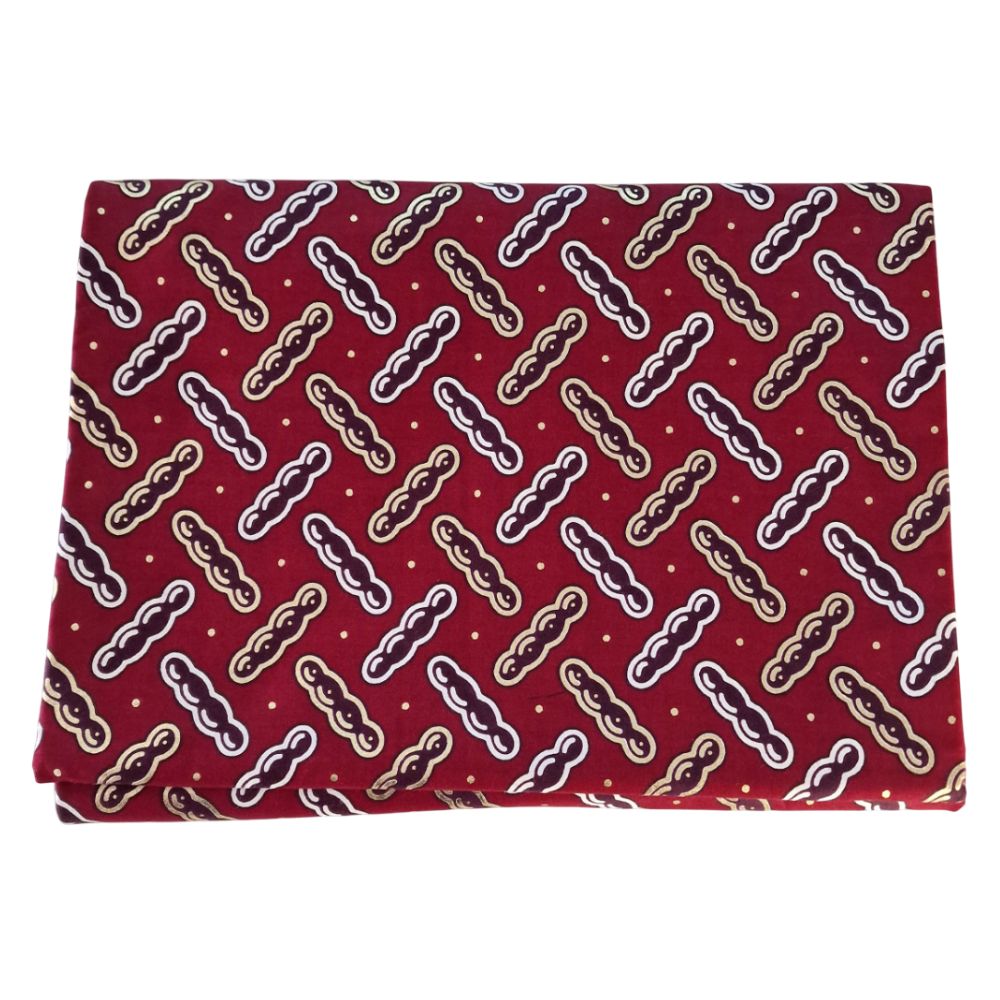 SATIN COTTON FABRIC RED