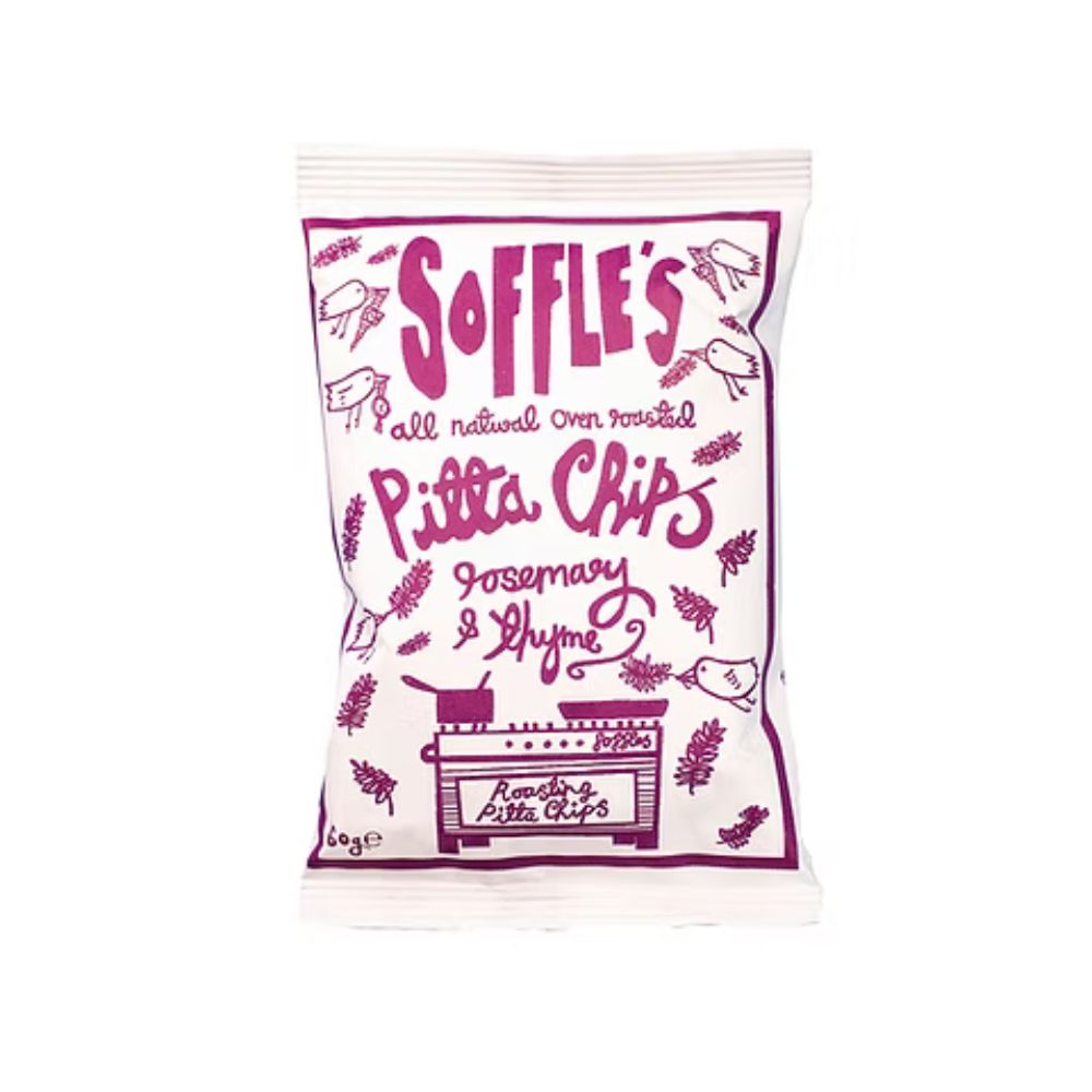 ROSEMARY & THYME PITTA CHIPS 165G