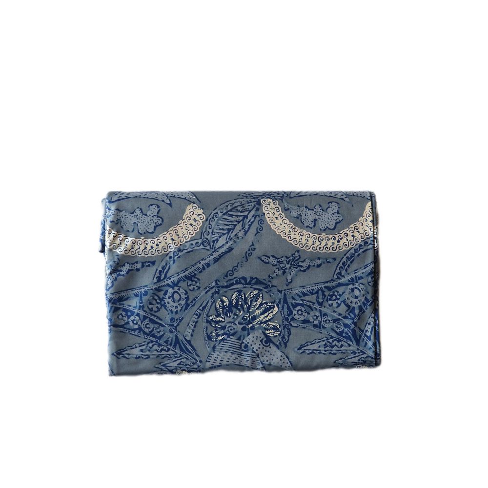 INDONESIAN EMBELLISHED BATIK B. SILVER