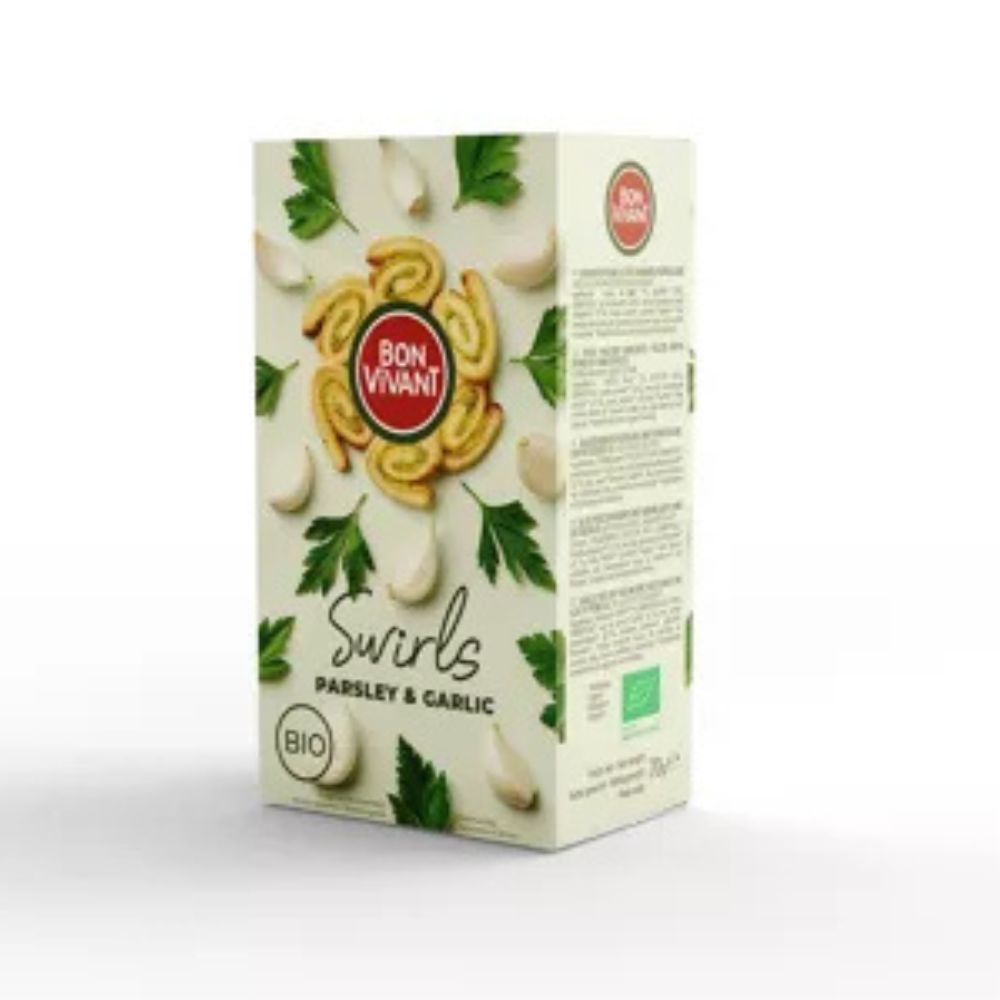 PARSLEY & GARLIC CRISPIES, ORGANIC RECIPE 70G