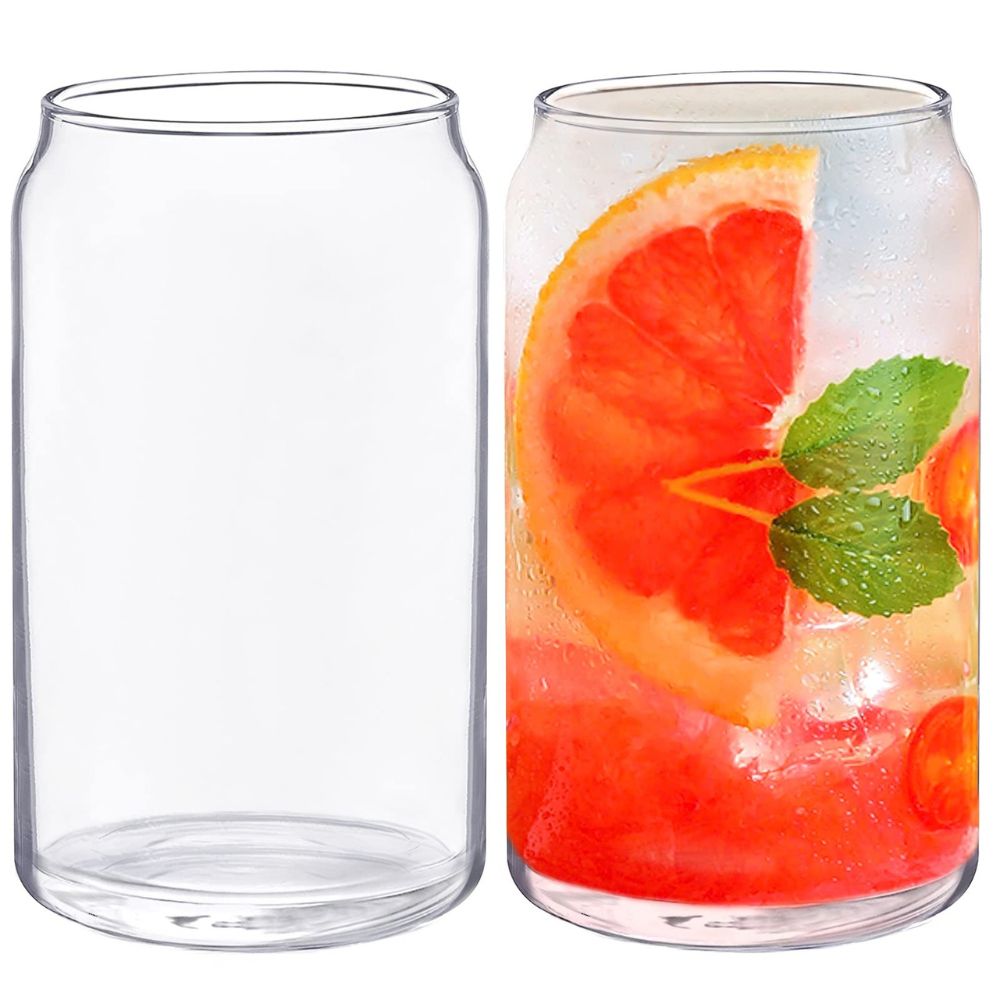 216601: TALL CAN-SHAPED WATER GLASS 380ML S/2