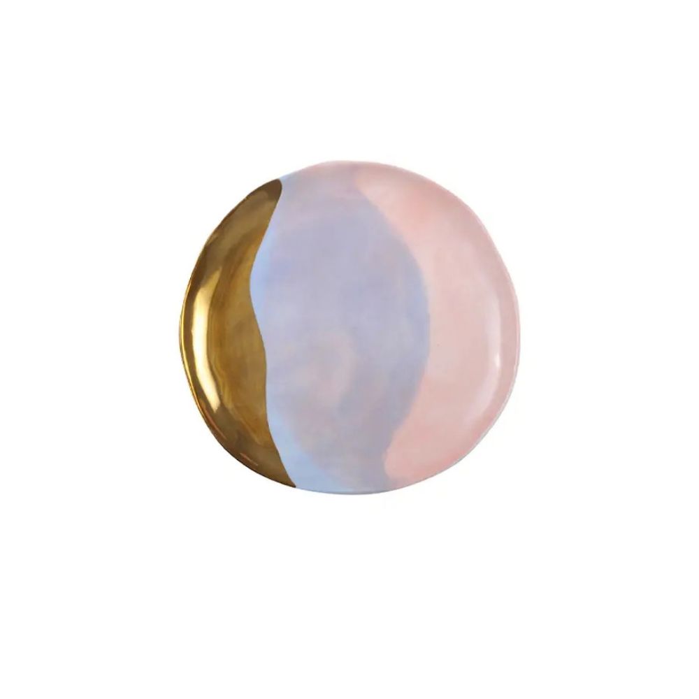 716801: BREAD PLATE MIXED COLOURS - PARADISE S/4