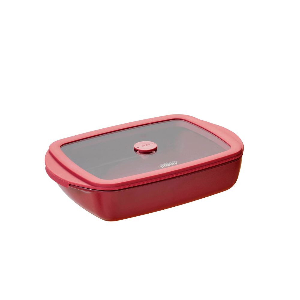 PB-40-PKV076: RECT. GB DISH 0.8L - CHERRYWOOD