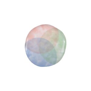 716901: DESSERT PLATE MIXED COLOURS - PARADISE S/4