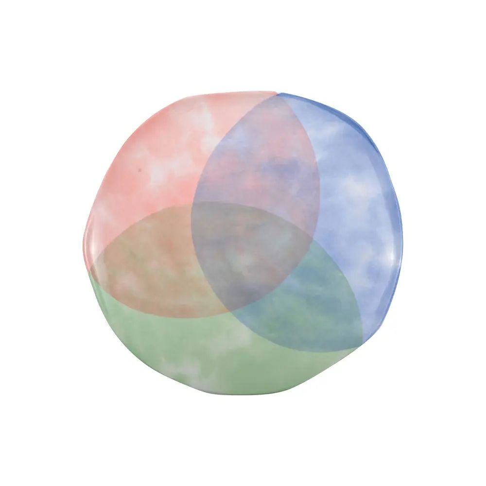 717001: DINNER PLATE MIXED COLOURS - PARADISE S/4