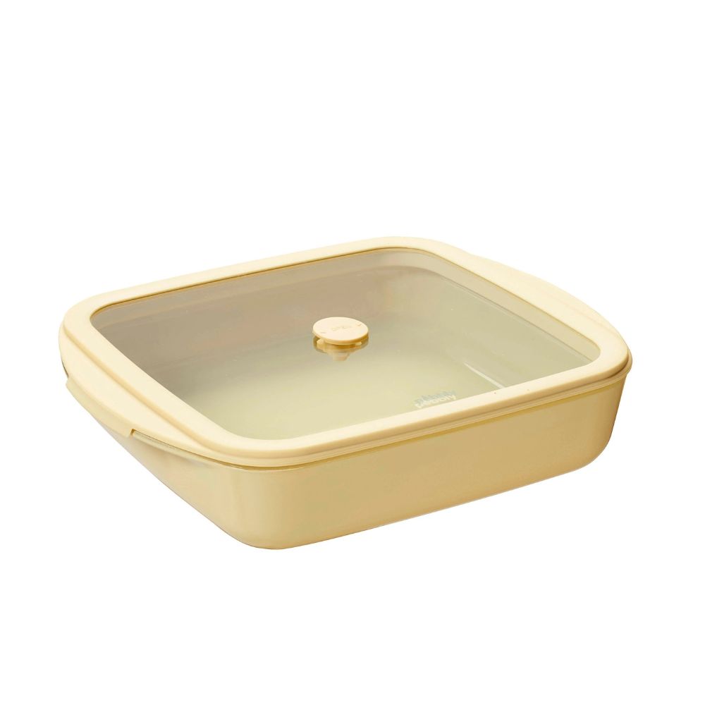 PB-40-PKV083: SQ. GB DISH 1.6L - CREAM