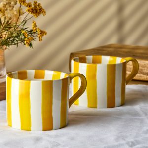 STRIPES MUG YELLOW