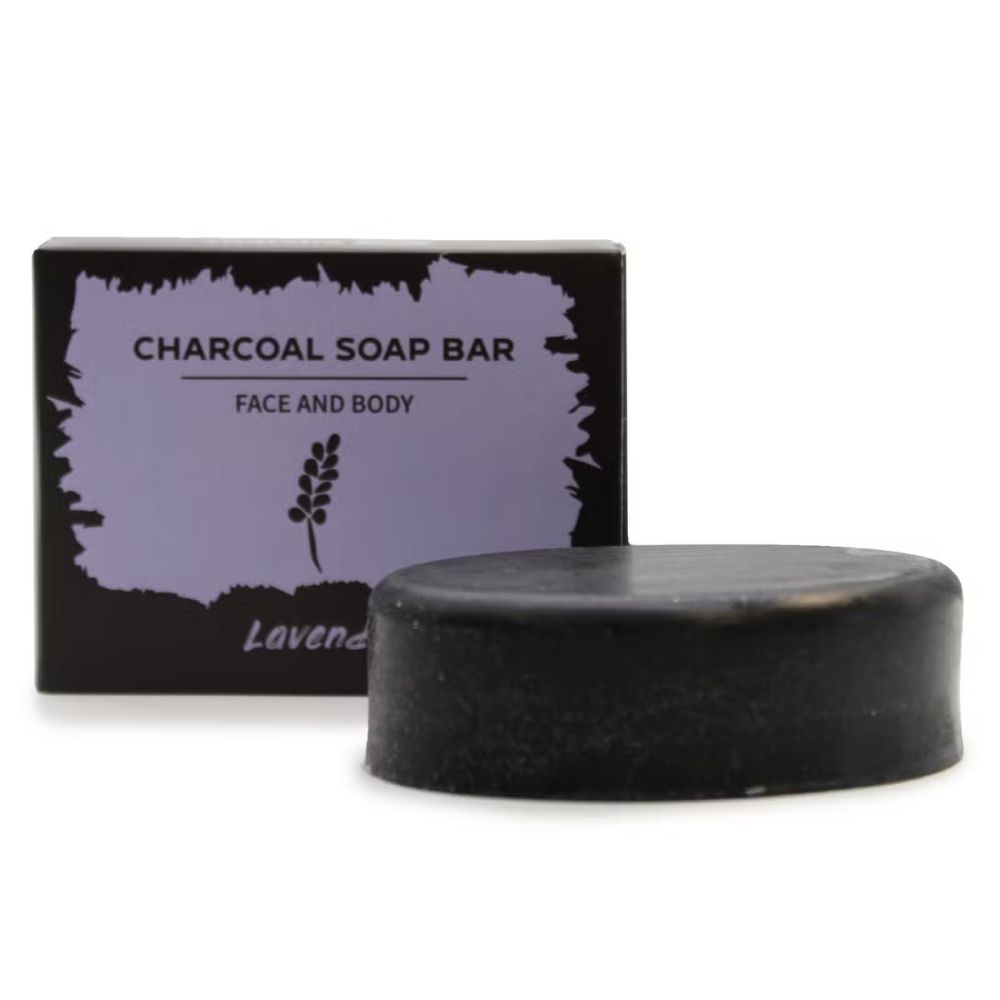 CHARCOAL SOAP 85G - LAVENDER